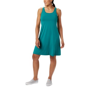 Columbia PFG Freezer III, Vestidos Verdes Claro Para Mujer | 509671-UTV